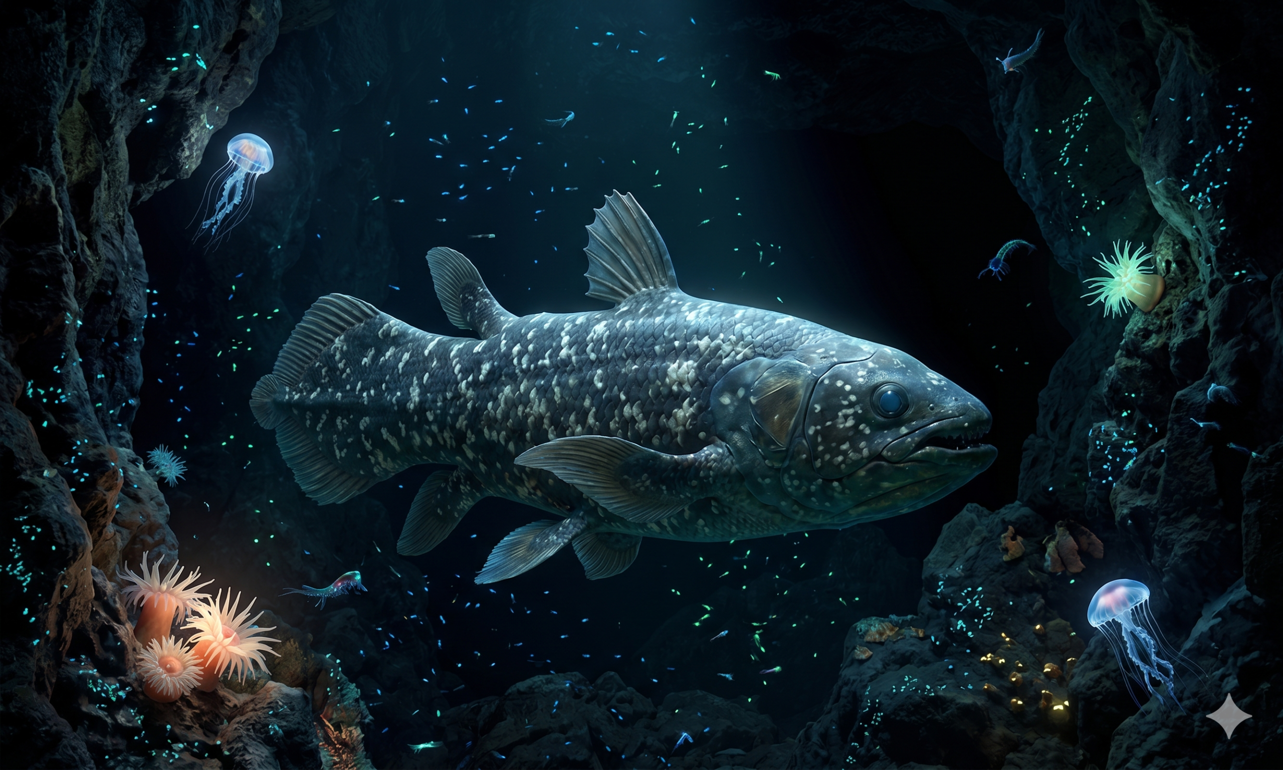 실러캔스 (Coelacanth) – 죽은 줄 알았지? 4억 년 전 살아있는 화석의 컴백!