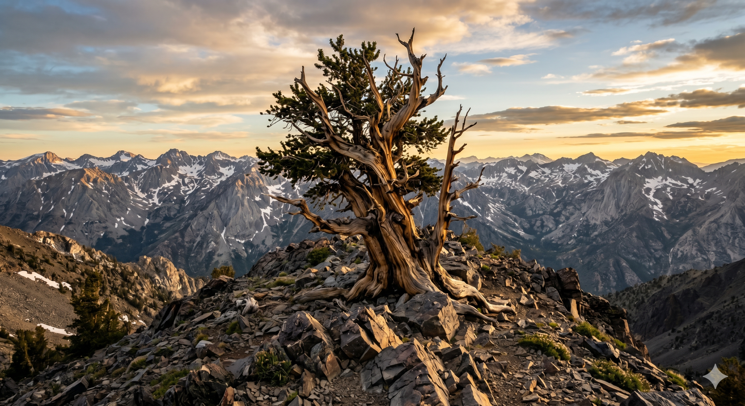 브리슬콘 소나무 (Bristlecone Pine) – 5천 살 먹은 산골의 터줏대감