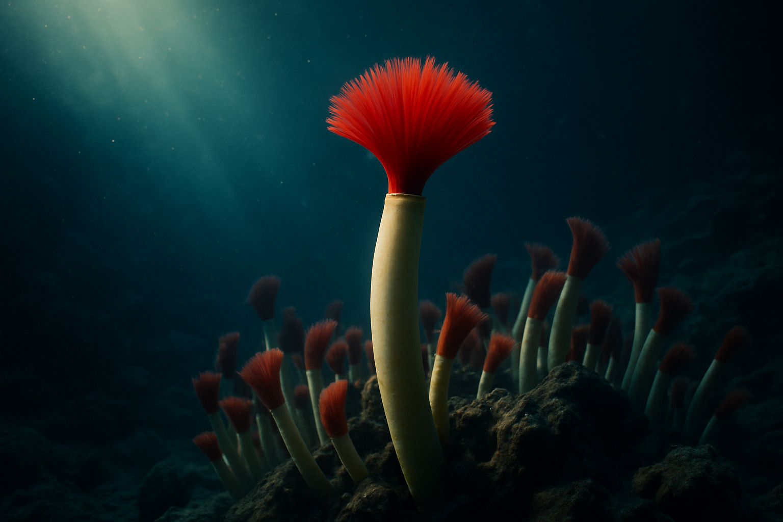 How Giant Tubeworms Thrive Without a Mouth at Deep-Sea Vents